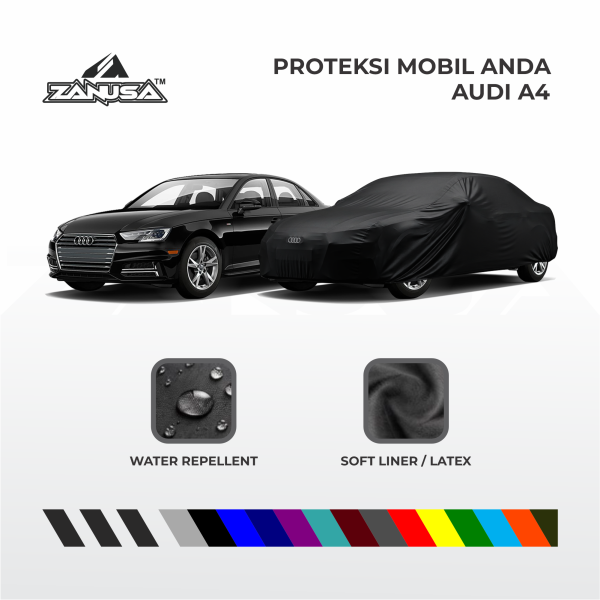 3 Cover Mobil Audi A4 Full Outdoor Selimut Waterproof Anti Panas UV Sarung Mobil Outdoor