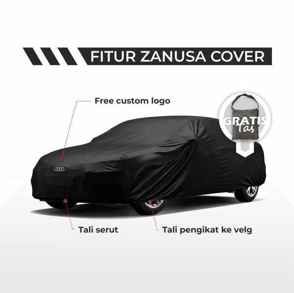 5 Cover Mobil Audi A4 Full Outdoor Selimut Waterproof Anti Panas UV Sarung Mobil Outdoor