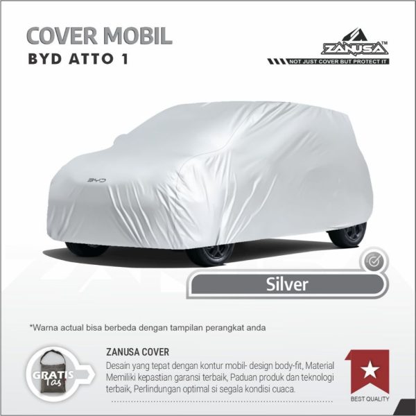 Cover Mobil BYD ATTO 1 Variasi Selimut Waterproof Anti Panas UV Sarung Mobil Outdoor (2)