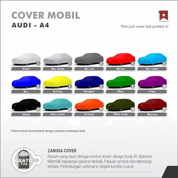 id-11134207-7rbkc-majfqqdptb6hbc Cover Mobil AUDI A4 Variasi Selimut Waterproof Anti Panas UV Sarung Mobil Outdoor