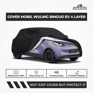 Cover Mobil Wuling Binguo EV 4 Layer Selimut Waterproof Anti Panas UV Sarung Mobil Outdoor (2)