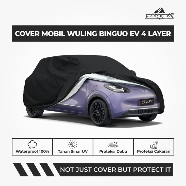 id-11134207-81ztc-mrlc8i984d8k39 Cover Mobil Wuling Binguo EV 4 Layer Selimut Waterproof Anti Panas UV Sarung Mobil Outdoor (2)