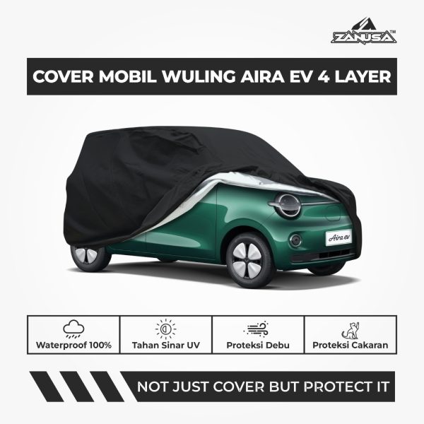id-11134207-81ztd-mrlc170h5340cb Cover Mobil Wuling Aira EV 4 Layer Selimut Waterproof Anti Panas UV Sarung Mobil Outdoor