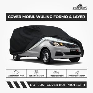 Cover Mobil Wuling Formo 4 Layer Selimut Waterproof Anti Panas UV Sarung Mobil Outdoor