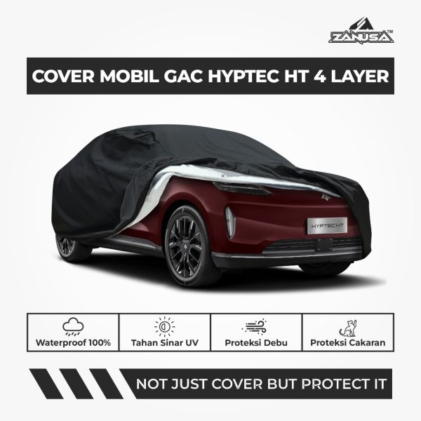 Cover Mobil GAC Hyptec Ht 4 Layer Selimut Waterproof Anti Panas UV Sarung Mobil Outdoor
