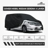 Cover Mobil Nissan Serena 4 Layer Selimut Waterproof Anti Panas UV Sarung Mobil Outdoor
