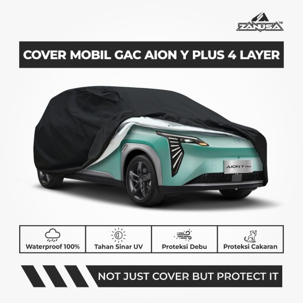 id-11134207-81ztm-mqpopdjumbyl27 Cover Mobil GAC Aion Y Plus 4 Layer Selimut Waterproof Anti Panas UV Sarung Mobil Outdoor