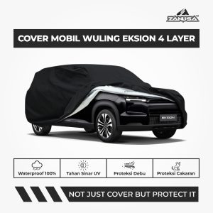Cover Mobil Wuling Eksion 4 Layer Selimut Waterproof Anti Panas UV Sarung Mobil Outdoor