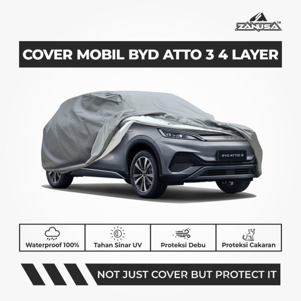id-11134207-81ztn-mq730dqfbf2913 Cover Mobil BYD ATTO 3 4 Layer Selimut Waterproof Anti Panas UV Sarung Mobil Outdoor