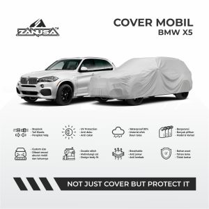 Cover Mobil BMW X5 Custom Size Full Outdoor Selimut Waterproof Anti Panas UV Sarung Mobil Outdoor