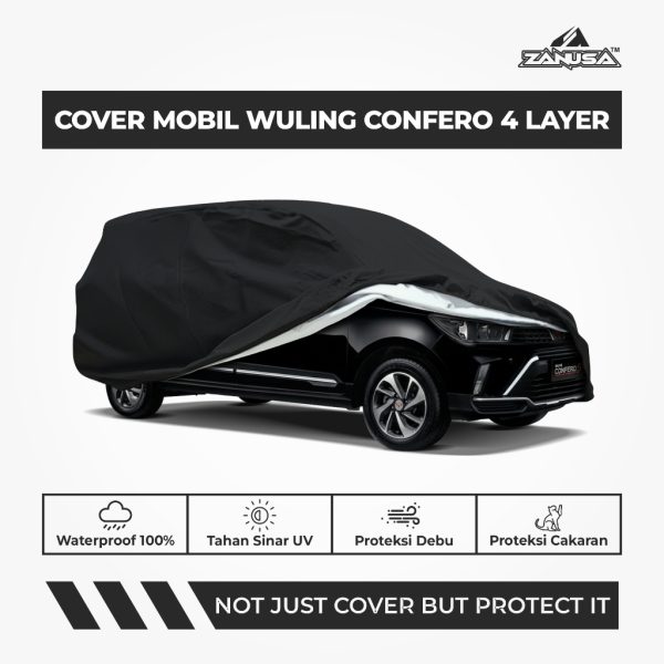 id-11134207-81ztp-mrlcbyk3203of2 Cover Mobil Wuling Convero 4 Layer Selimut Waterproof Anti Panas UV Sarung Mobil Outdoor
