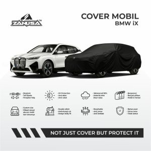 Cover Mobil Bmw Ix Full Outdoor Selimut Waterproof Anti Panas UV Sarung Mobil Outdoor