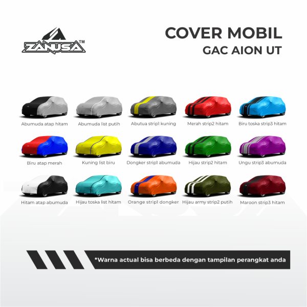 Cover Mobil GAC Aion UT Variasi Selimut Waterproof Anti Panas UV Sarung Mobil Outdoor