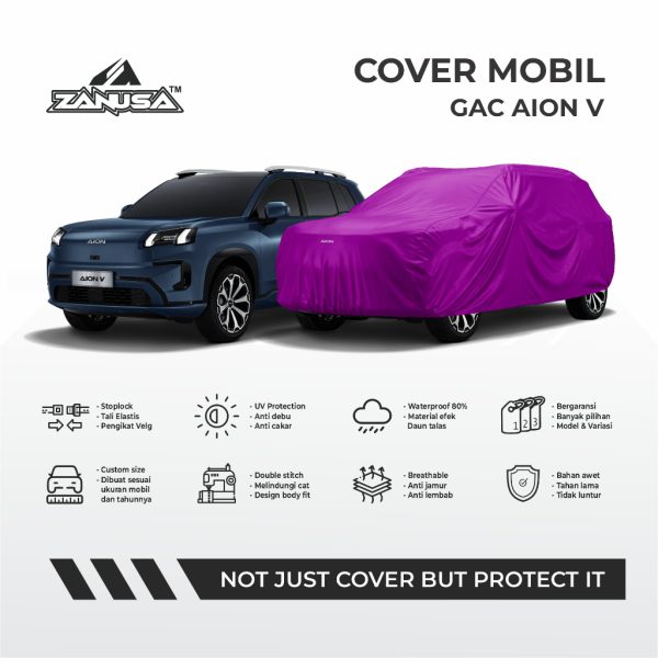 Cover Mobil GAC Aion V Variasi Selimut Waterproof Anti Panas UV Sarung Mobil Outdoor (2)