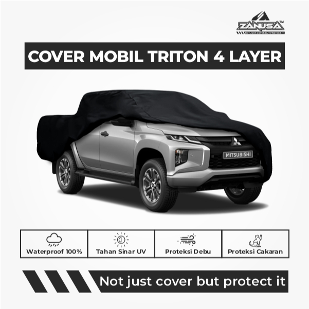 id-11134207-822wl-mmuc4ush23nm12 Cover Mobil Mitsubishi Triton 4 Layer Selimut Waterproof Anti Panas UV Sarung Mobil Outdoor