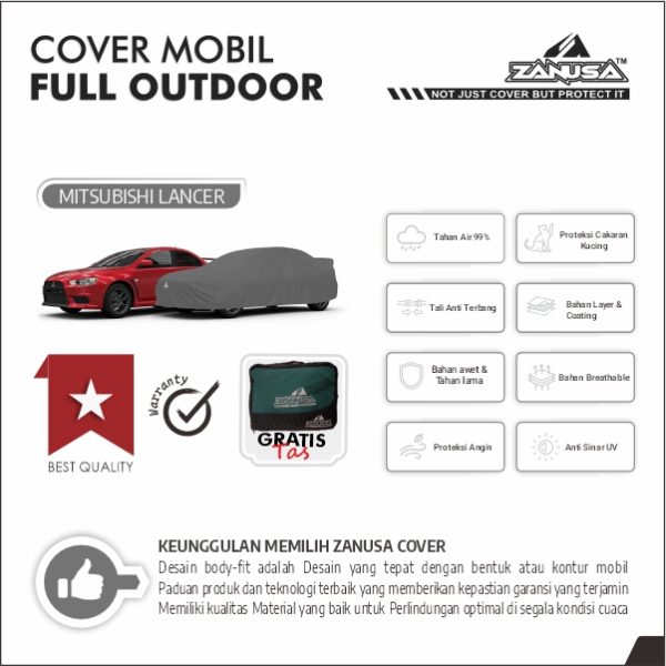id-11134207-822wn-mnnzsmoxokqs67 Cover Mobil Mitsubishi Lancer Evo X Full Outdoor Selimut Waterproof Anti Panas UV Sarung Mobil Outdoor