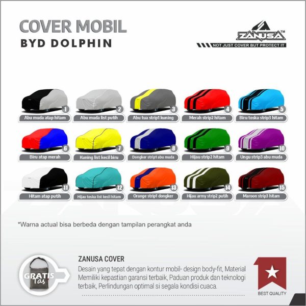 id-11134207-822wp-modm6bd7idj549 Cover Mobil BYD Dolpin Variasi Selimut Waterproof Anti Panas UV Sarung Mobil Outdoor
