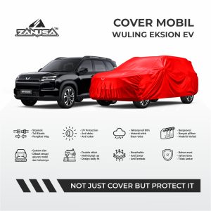 Cover Mobil Wuling Eksion EV Full Outdoor Selimut Waterproof Anti Panas UV Sarung Mobil Outdoor