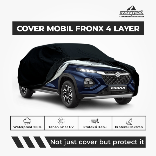 id-11134207-822wr-mmufsuln8pvp91 Cover Mobil Suzuki Fronx 4 Layer Selimut Waterproof Anti Panas UV Sarung Mobil Outdoor