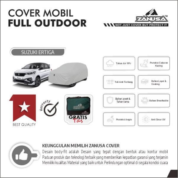 sg-11134201-81ztm-mn2pwm1j49he91 Cover Mobil Suzuki Ertiga Full Outdoor Selimut Waterproof Anti Panas UV Sarung Mobil Outdoor