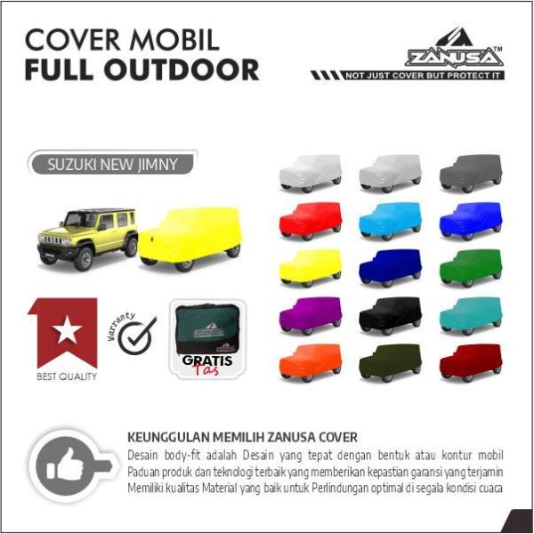 sg-11134201-81ztx-mn2pavkzf4le9d Cover Mobil Suzuki Jimny 5 Pintu Tahan Air & UV Full Outdoor Selimut Waterproof Anti Panas UV Sarung Mobil Outdoor