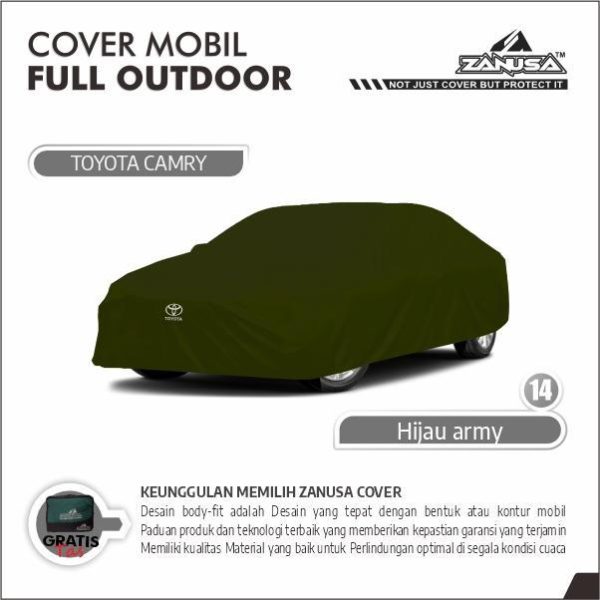 sg-11134201-81zur-mn2p8ntjl4at3e Cover Mobil Toyota Camry Full Outdoor Selimut Waterproof Anti Panas UV Sarung Mobil Outdoor