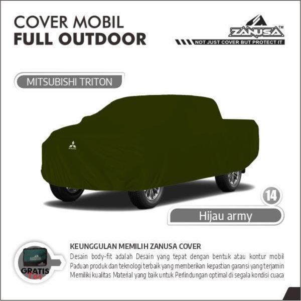 sg-11134201-81zv7-mn2pdfpahm2uae Cover Mobil Mitsubishi Triton Full Outdoor Selimut Waterproof Anti Panas UV Sarung Mobil Outdoor