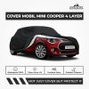 Cover Mobil Mini Cooper 4 Layer Selimut Waterproof Anti Panas UV Sarung Mobil Outdoor