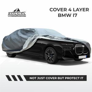 Cover Mobil Bmw I7 4 Layer Selimut Waterproof Anti Panas UV Sarung Mobil Outdoor