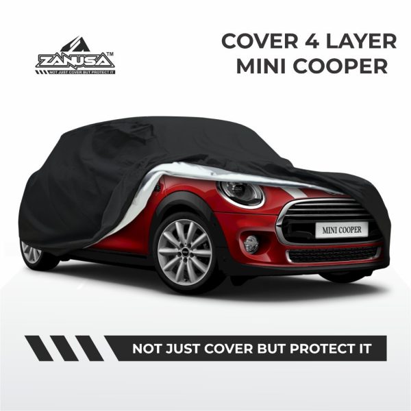Cover Mobil Mini Cooper 4 Layer Selimut Waterproof Anti Panas UV Sarung Mobil Outdoor