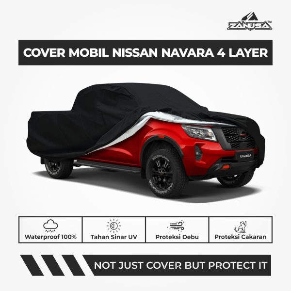 id-11134207-81ztn-mr72he105y4h37-1.jpg Cover Mobil Nissan Navara 4 Layer Selimut Waterproof Anti Panas UV Sarung Mobil Outdoor