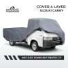 Cover Mobil Suzuki New Carry 4 Layer Selimut Waterproof Anti Panas UV Sarung Mobil Outdoor