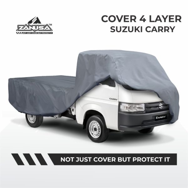 Cover Mobil Suzuki New Carry 4 Layer Selimut Waterproof Anti Panas UV Sarung Mobil Outdoor