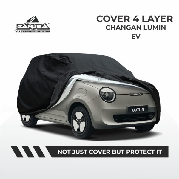 Cover Mobil Changan Lumin EV 4 Layer Selimut Waterproof Anti Panas UV Sarung Mobil Outdoor