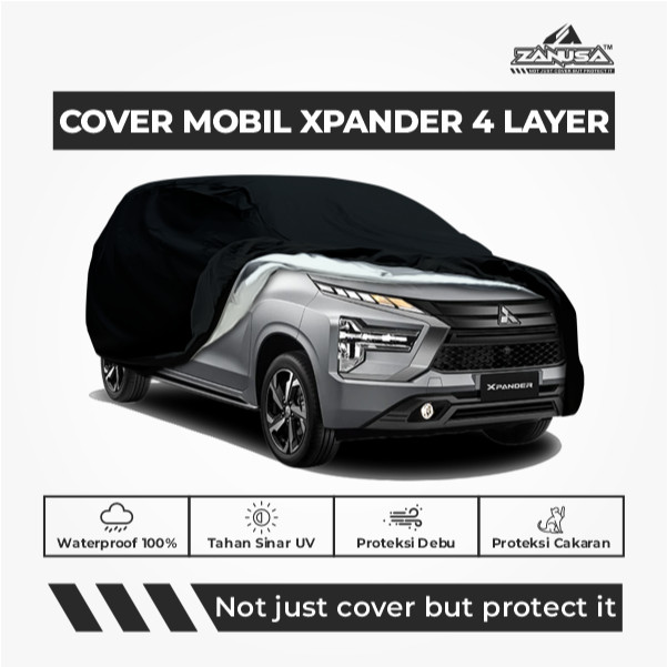 Cover Mobil Mitsubishi Xpander 4 Layer Selimut Waterproof Anti Panas UV Sarung Mobil Outdoor